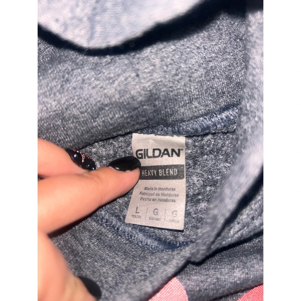 Gildan Heavy Blend Youth Large Hoodie Be Kind Ephesians 4:32 Charcoal Gray Kids